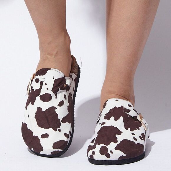 TAN COW BIRKEN BOTTOM FLAT  SOFT FOOTED - Picture 3 of 8